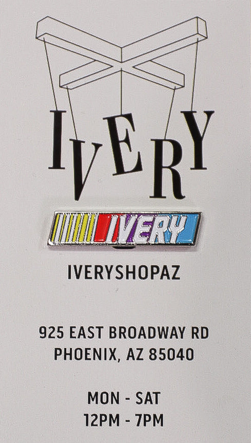 Ivery NASCAR Enamel Pin